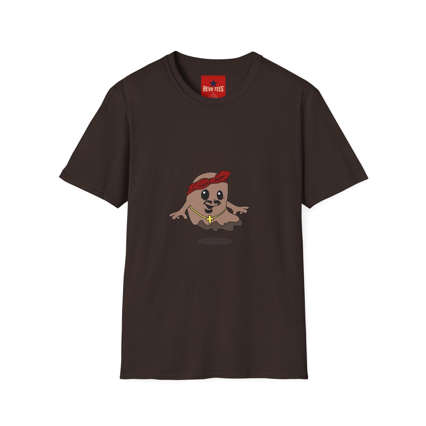Cute Pirate Sloth T-Shirt — Cartoon Sloth with Bandana Tee