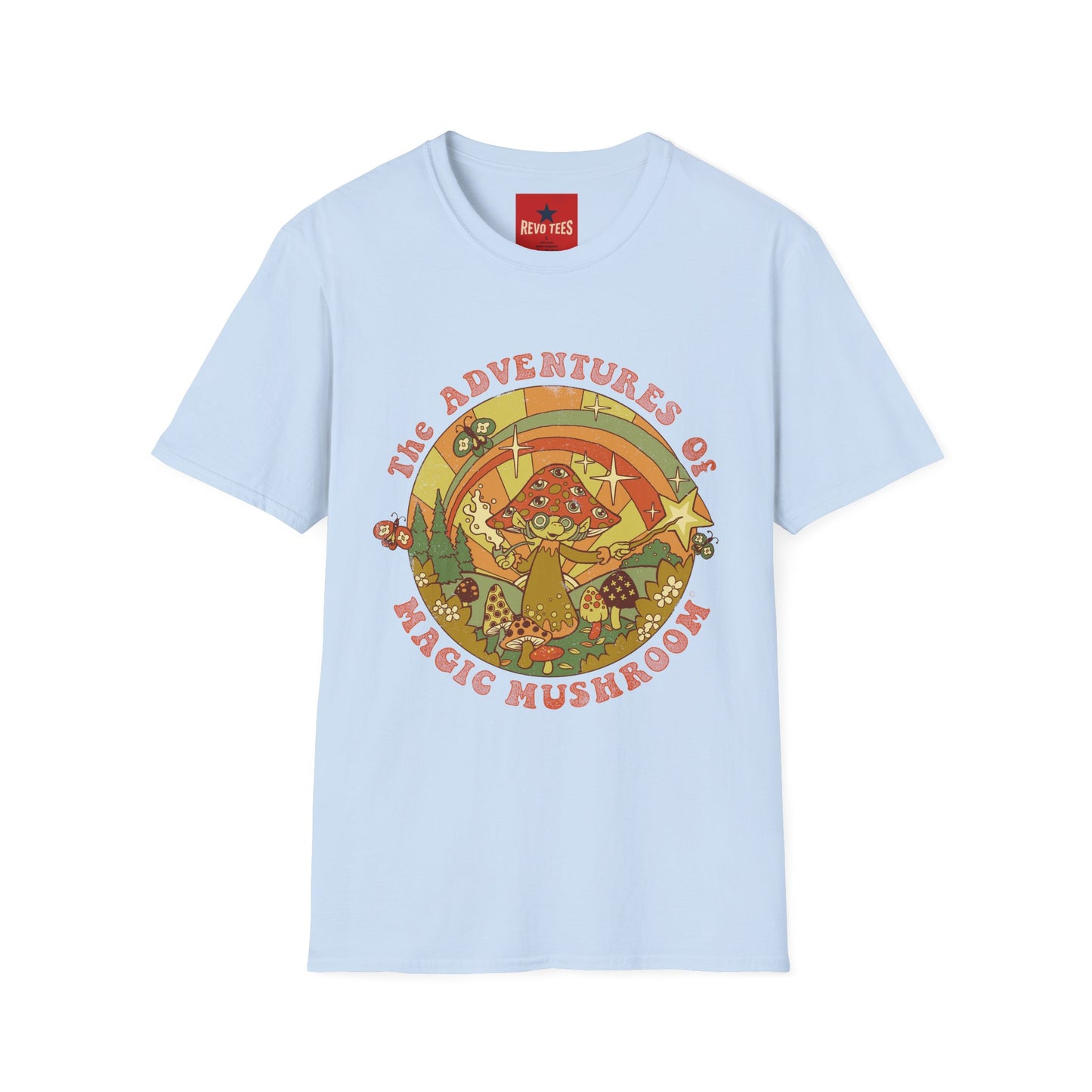 Psychedelic 'The Adventures of a Magic Mushroom' T-Shirt