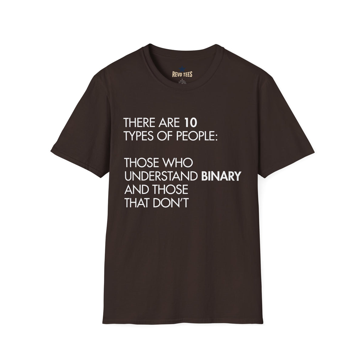 Revotees Binary Problems Unisex Softstyle T-Shirt - alternate view 3
