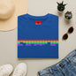 Rainbow Equalizer T-Shirt — Retro Audio Bars Pride Tee