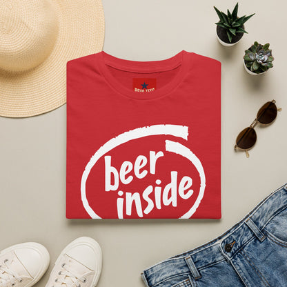 Beer Inside T-Shirt — Funny Craft Beer Logo Tee for Beer Lovers