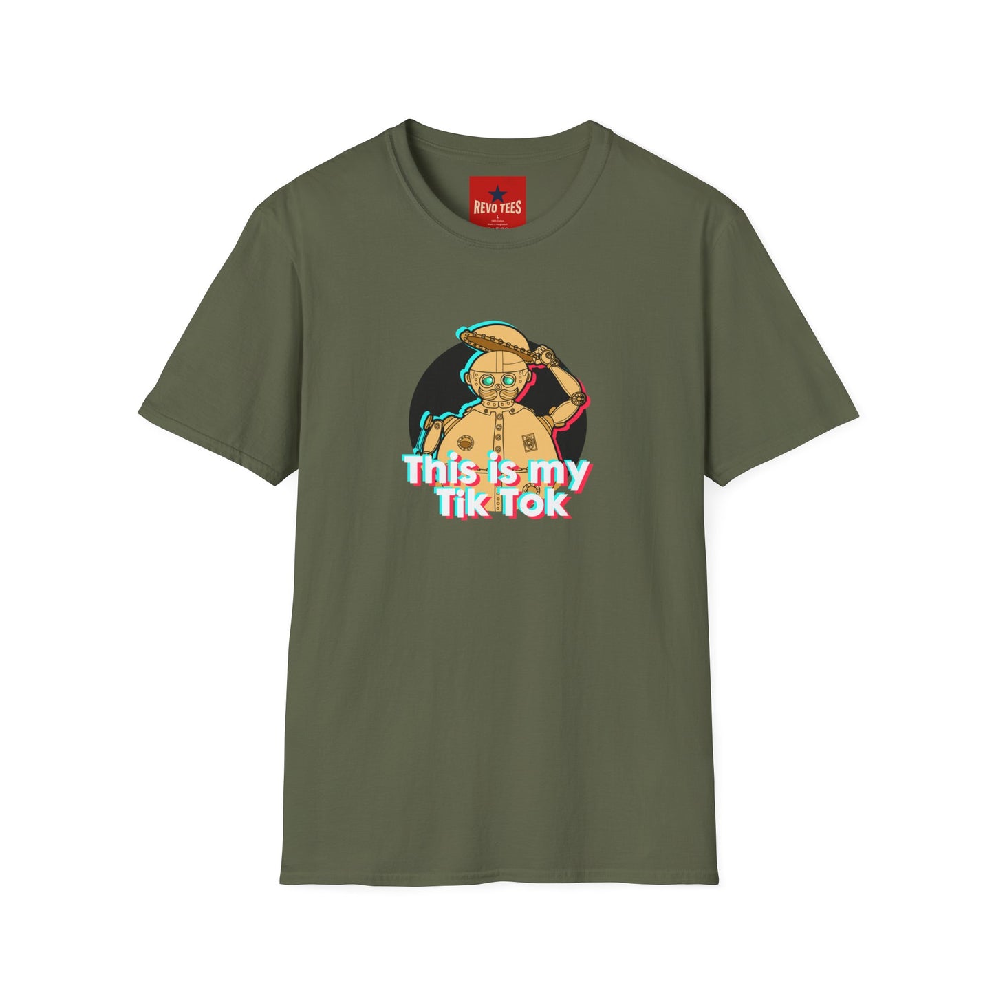 TikTok Robot Graphic T-Shirt — "This is my TikTok" Retro Gamer Tee