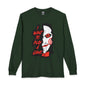 SAW - Horror Movie Long Sleeve Tee — "I Want to Play a Game" Jigsaw Puppet Graphic