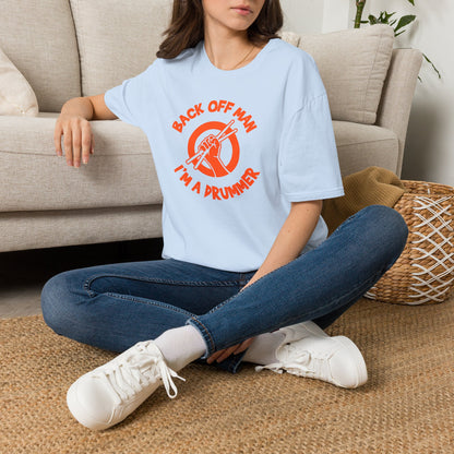 Back Off I'm A Drummer -  Softstyle T-Shirt