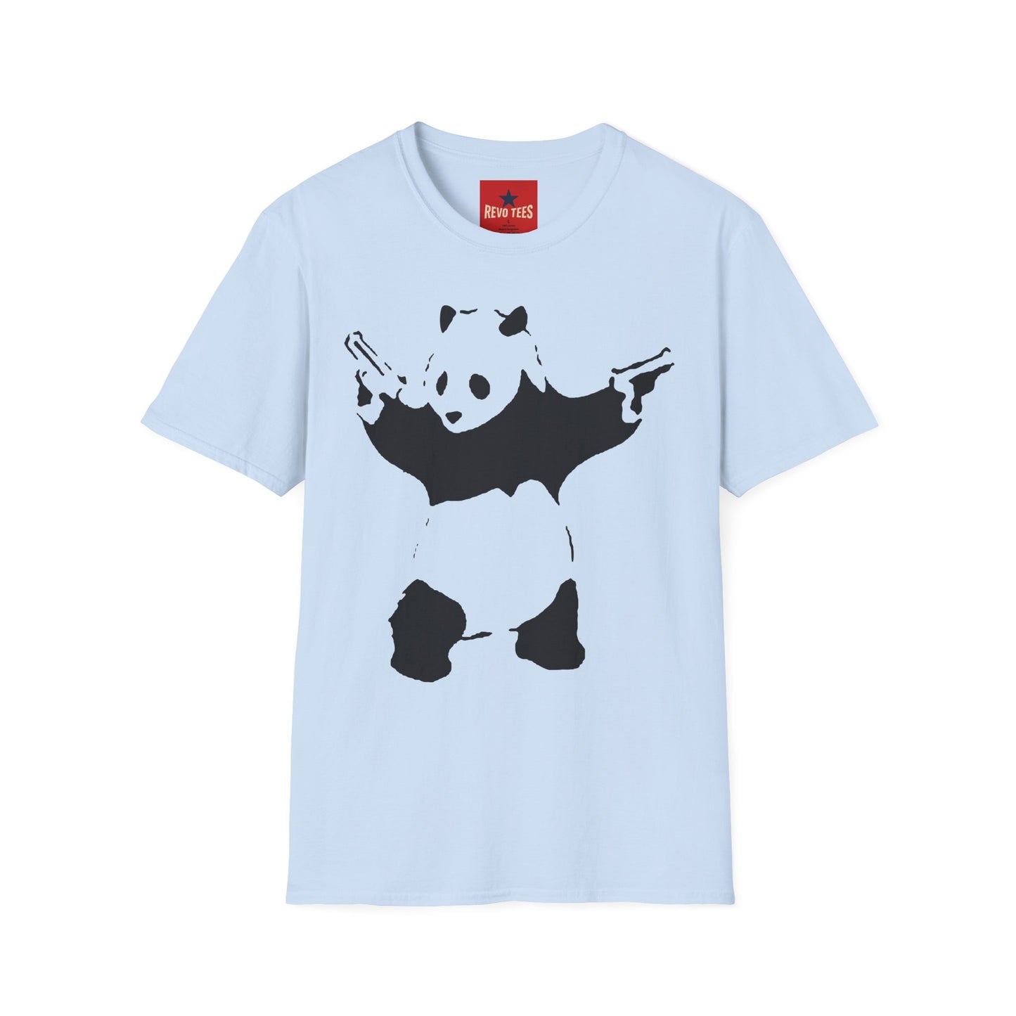 Banksy Panda Bat T-Shirt — Cute Gothic Panda Graphic Tee