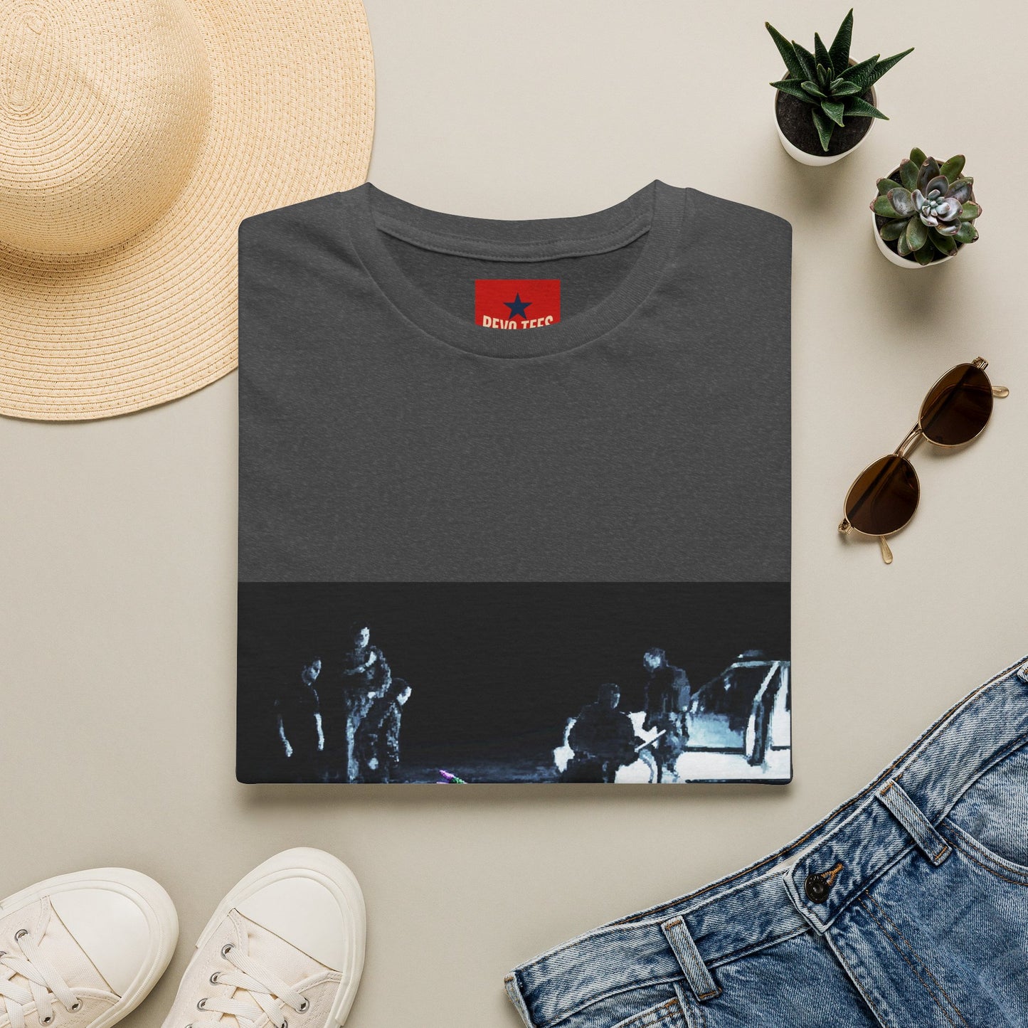 Banksy T-Shirt — Moody Night Street Scene Graphic Tee (12/05/01)