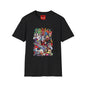 Cartoon Monster Collage T-Shirt
