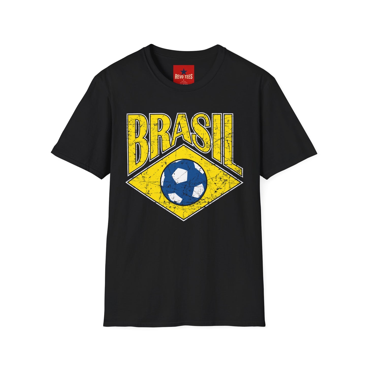 World Cup 2026 - Brasil Soccer T-Shirt — Vintage Brazil Football Tee