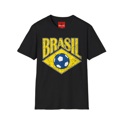World Cup 2026 - Brasil Soccer T-Shirt — Vintage Brazil Football Tee