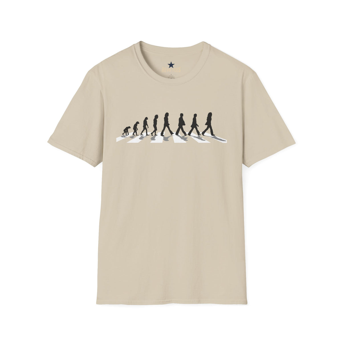 Revotees Evolution of Abby Road the Beatles Unisex Softstyle T-Shirt - alternate view 8
