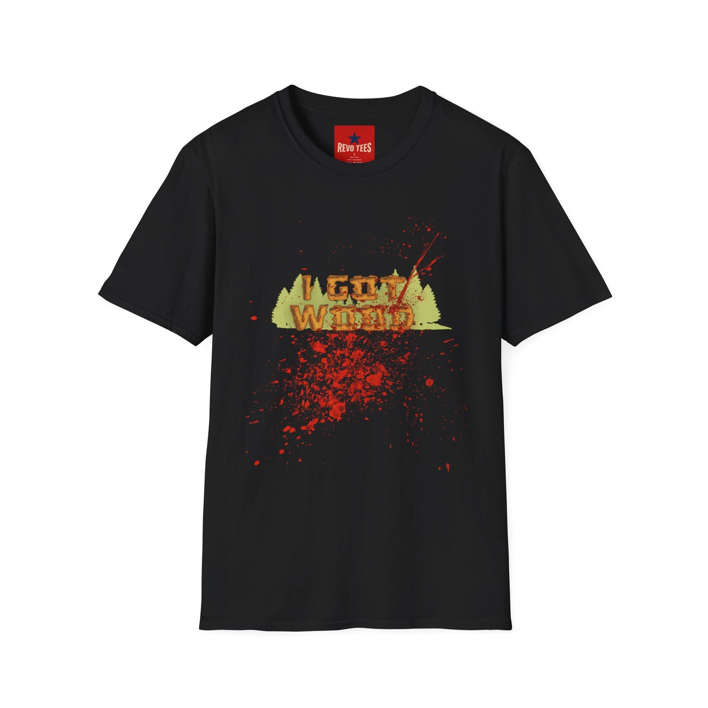 I Got Wood Funny Lumberjack T-Shirt — Camping, Outdoors & Carpenter Gift