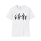 Revotees Banksy Vintage Running Figures Graphic T-Shirt