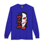 SAW - Horror Movie Long Sleeve Tee — "I Want to Play a Game" Jigsaw Puppet Graphic