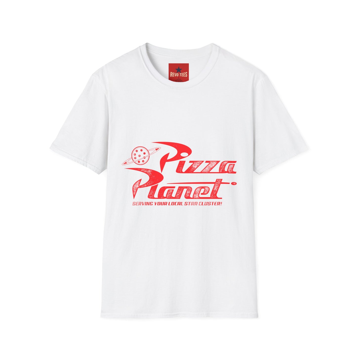 Pizza Planet T-Shirt — Retro Space Pizza Logo Tee