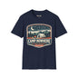 REVOTEES Camp Nowhere Vintage Camping T-Shirt — Starry Night Tent Graphic Tee