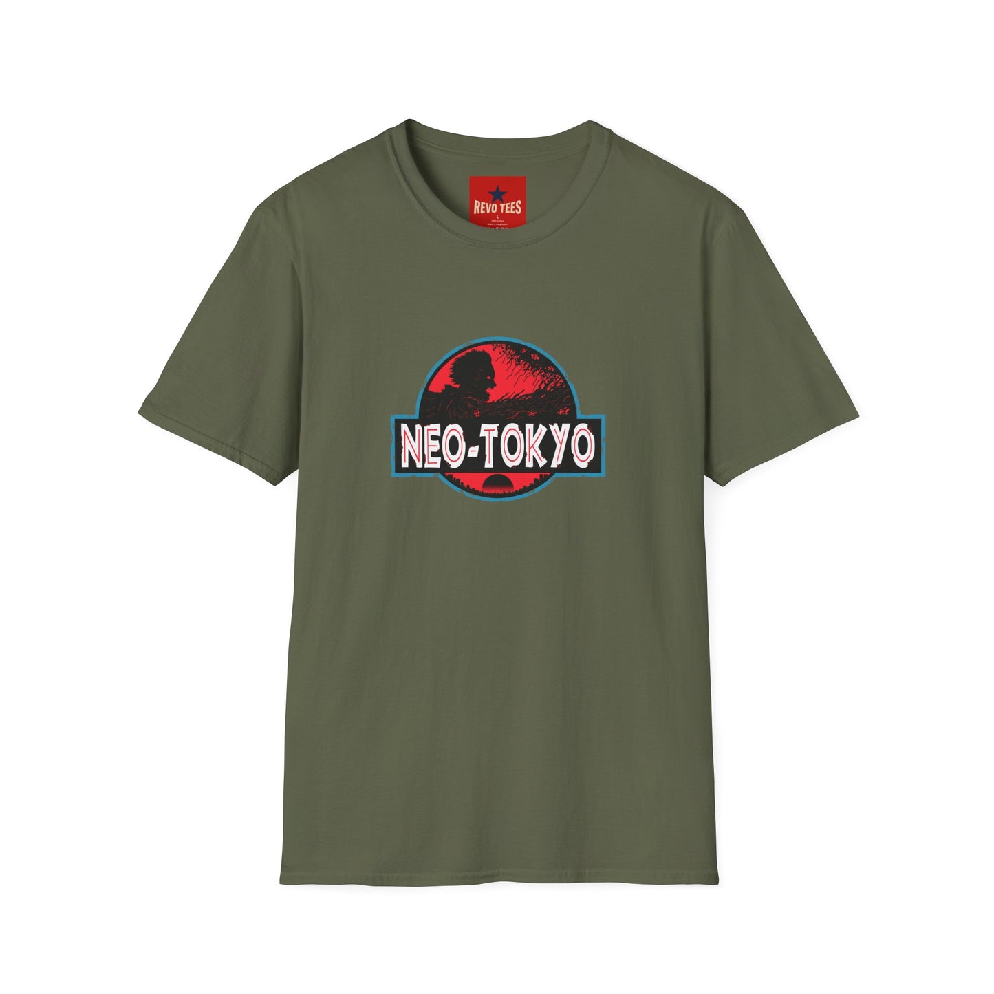 Neo-Tokyo Graphic T-Shirt — Retro Cyberpunk Japan Logo