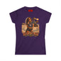 Burning Man Women's Softstyle Tee — Minimal White Festival Tee