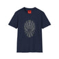 Spider Web Mask T-Shirt — Gothic Spiderweb Face Graphic Tee