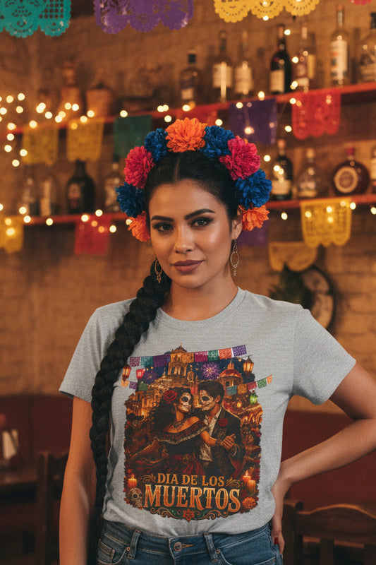 REVOTEES Festival Collection: Day of the Dead Women's Tee — Día de los Muertos Festival Shirt