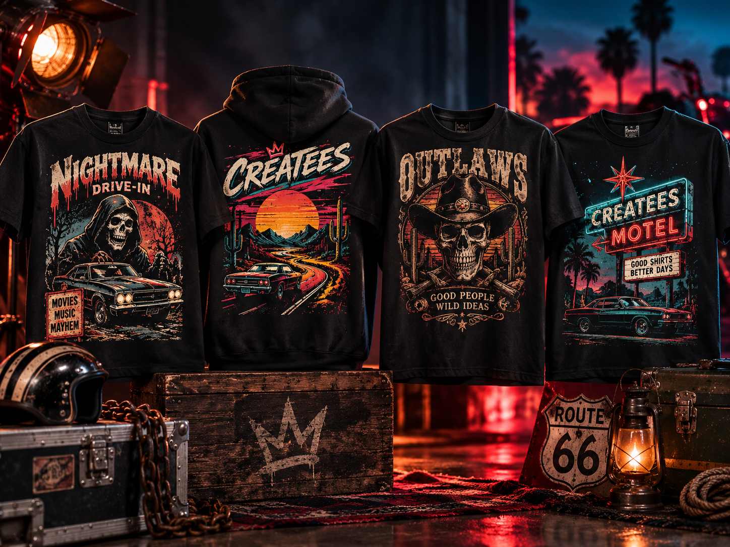 Customer-inspired CREATEES dark merch collection